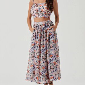 ASTR The Label two piece set - skirt and top